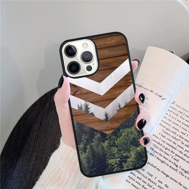 

NATURE WOOD PRINTS Phone Case Cover For iPhone 17 Air 15 16 14 13 12 Pro Max 11 Pro Max Plus Coque Shell iPhone 17pro max
