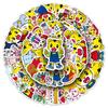Qiaohu Cartoon Stickers: 50 Cute Waterproof Decorative Stickers for Storage Boxes, Helmets, Diaries, and Earphones.