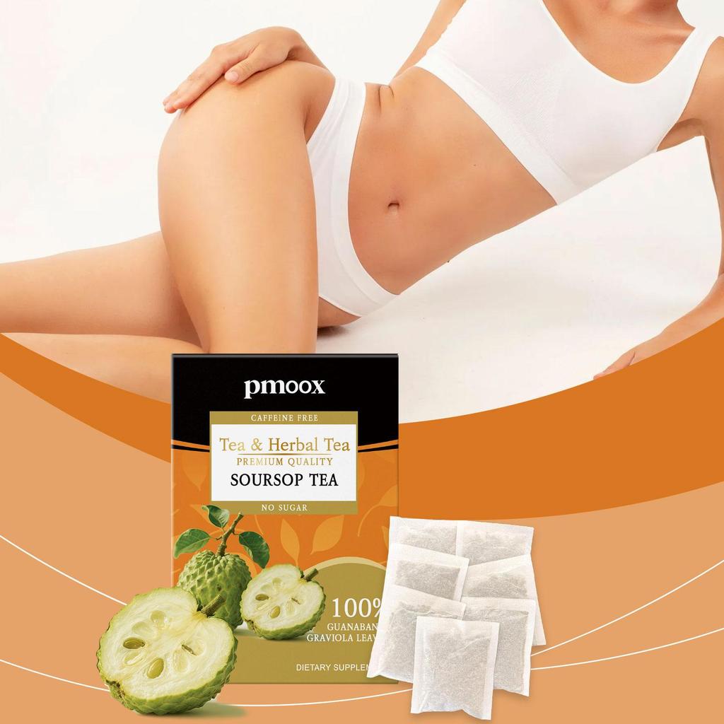 Natural Soursop Leaf Tea Bags, Individually Packaged, Daily Wellness & Dietary Support