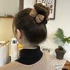 Simple Fabric Bowknot Hair Clip Sweet Temperamental Updo Hairpin Hair Claw Clip Headwear Hair Clip Hair Accessory for Women