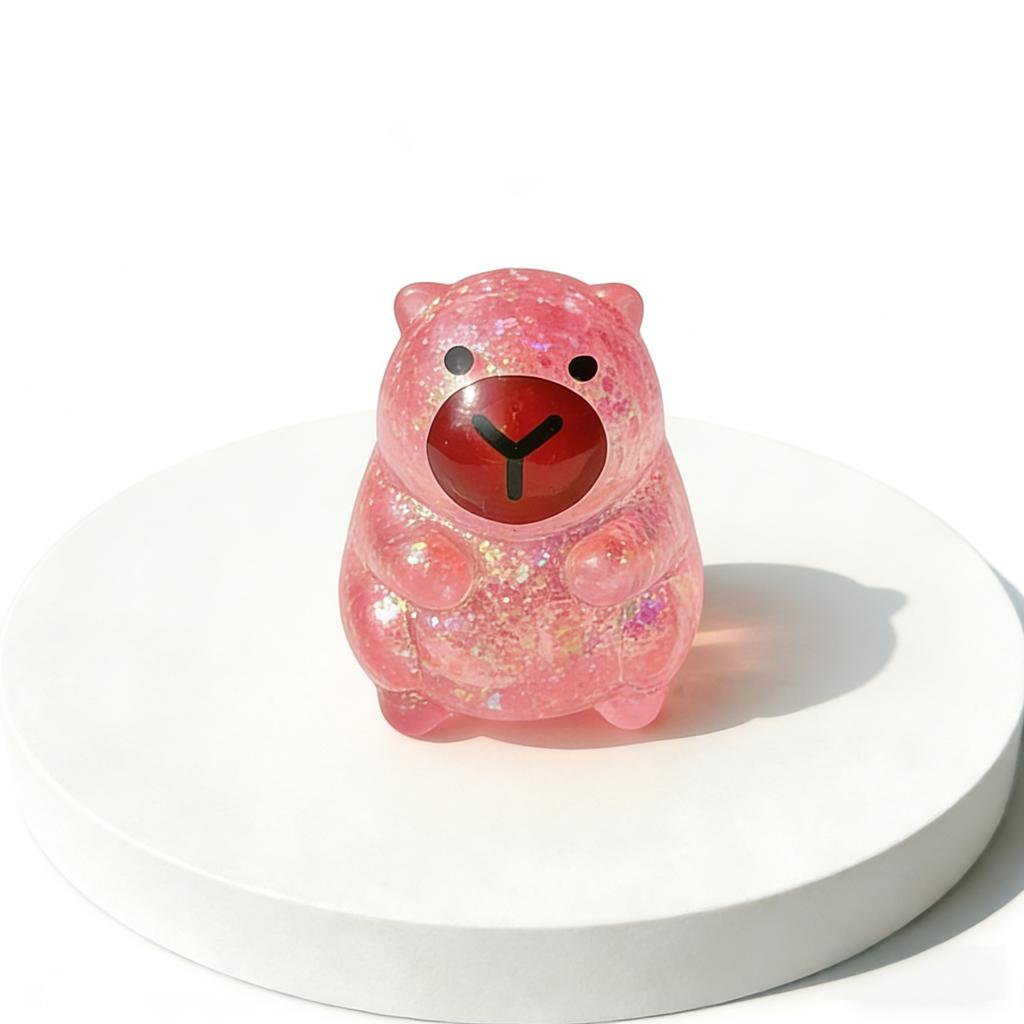Kawaii Capybara Squishy Geschenkbox 4er-Pack Weicher TPR Fidget Stressball Angstlinderung Partygeschenke