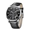 Binyan Men's Multifunction Quartz Watch - Fashion Leather with Calendar 5104