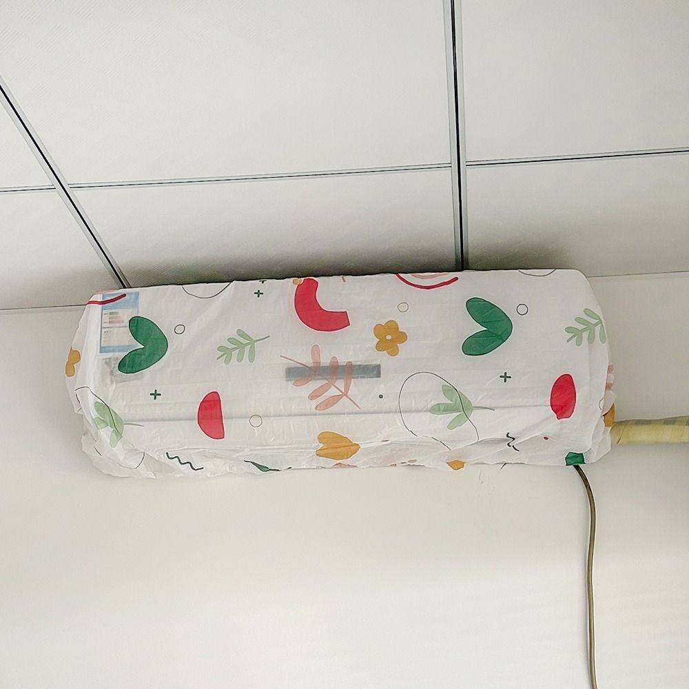 1/3Pcs Waterproof Air Conditioning Cover Cleaning Air Conditioner Protector New Fan Dust Cover