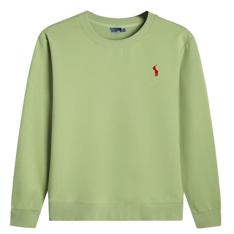 Damska bluza Raf z haftowanym koniem, z długim rękawem i okrągłym dekoltem - Sweter Top ze 100% bawełny