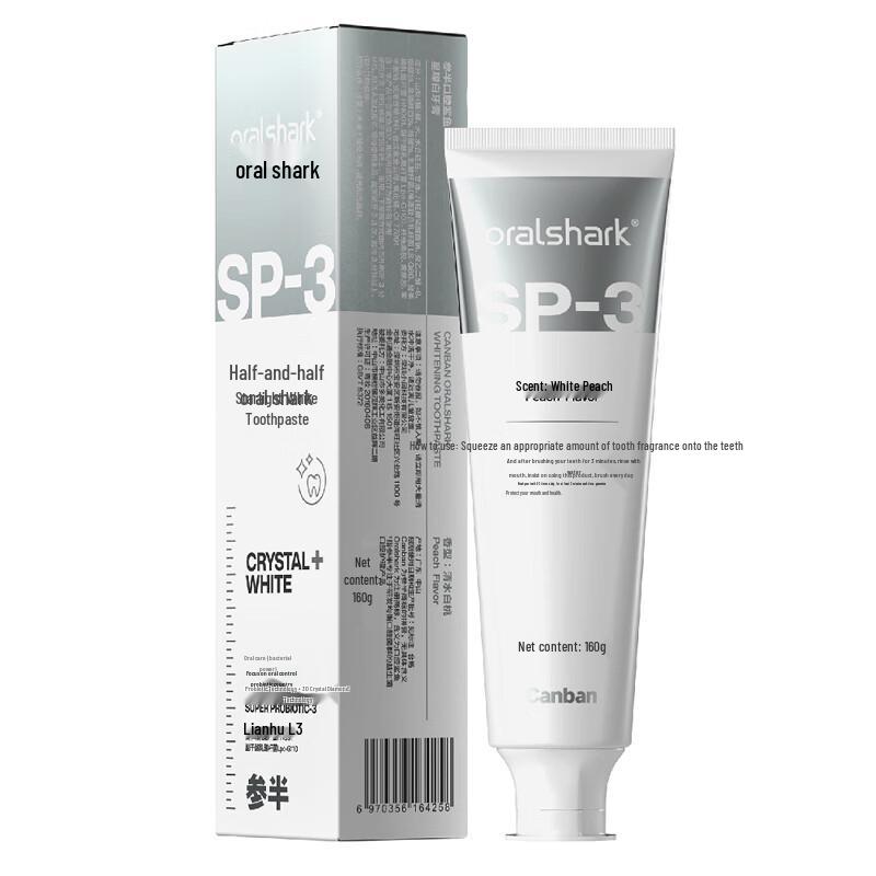 Canban oralshark Starlight White Peach Toothpaste