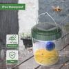 1PC Solar Wasp Traps  Clear Waterproof Hanging Hornets Trap for Indoor Outdoor Reusable Garden Fruit Bee Flying  Catcher