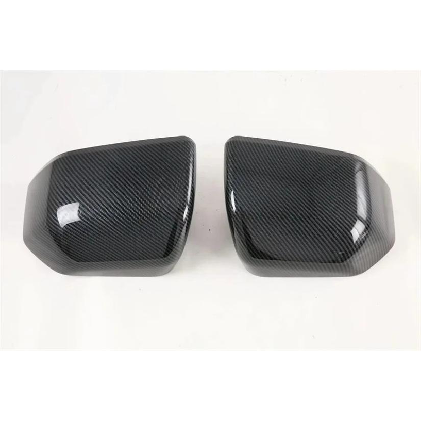 For Ford F-150 F150 2015-    ABS Carbon Fiber Door Rearview Mirror Cap Frame Cover Trims Car Styling Accessories