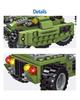 Domibro Military Building Blocks WW2 Tank Army Cihly Hračky pro kluky narozeninový dárek