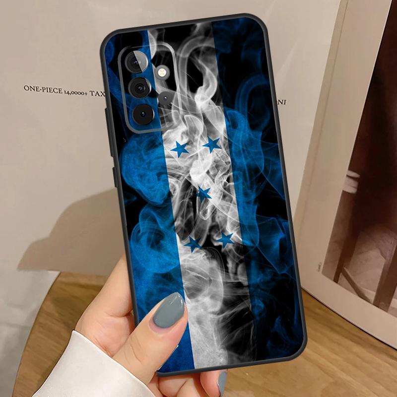 Honduras Flag Case For Samsung Galaxy A55 A35 A15 A14 A34 A54 A53 A33 A23 A13 A12 A32 A52 A51 A71 Cover
