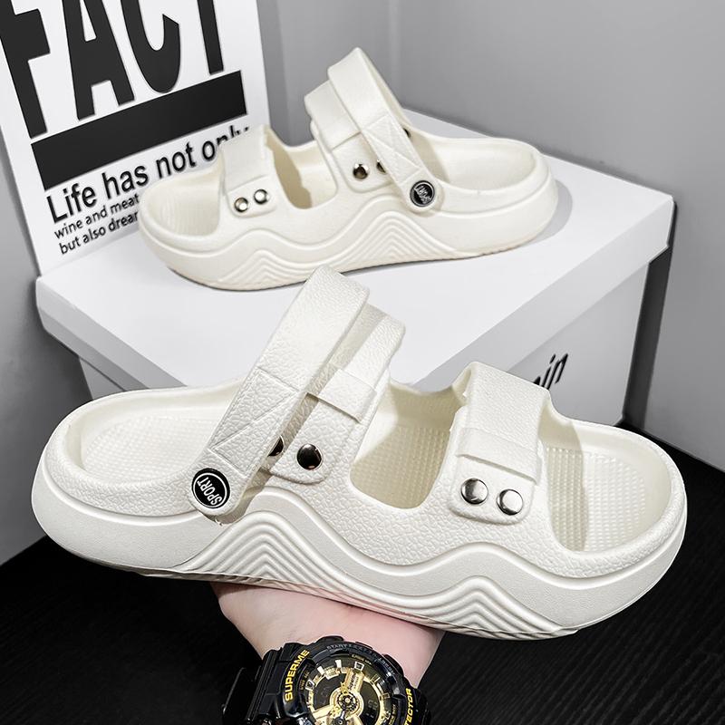 Fashion High Quality Couple's Non Slip Casual Slippers Summer Men Sandals Classics  Sandals Mens Outdoor Slides Sandalias De Mujer