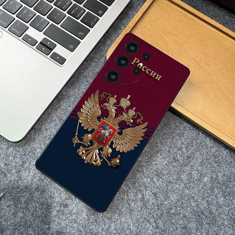 Russian Flag Phone Case For Samsung S 24 Fe 25 Ultra Plus 20 Lite 21 30 22 23 24 22 Ultra 5G Fundas