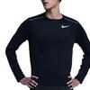 Nike Dri-Fit Long Sleeve Running Quick-Dry Fitness Shirt Men Tops Black AJ7569-010