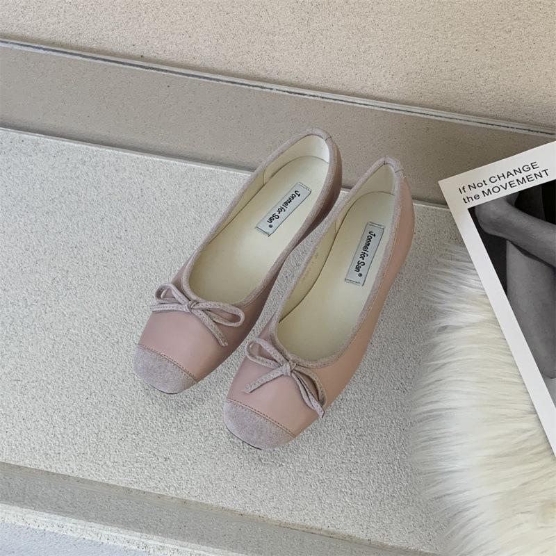 

Туфли на плоской подошве, ночной бриз, нежное молочное фуфу, одинарные туфли, женская обувь 2025, новинка, лето, черные, бини, ведьма, ladyshoes 39