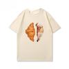 Classic Cute Cat Sandwich Meme T Shirt Unisex Women Harajuku Style Graphic Tee Oversized Casual Short Sleeve Summer Fashion Top
