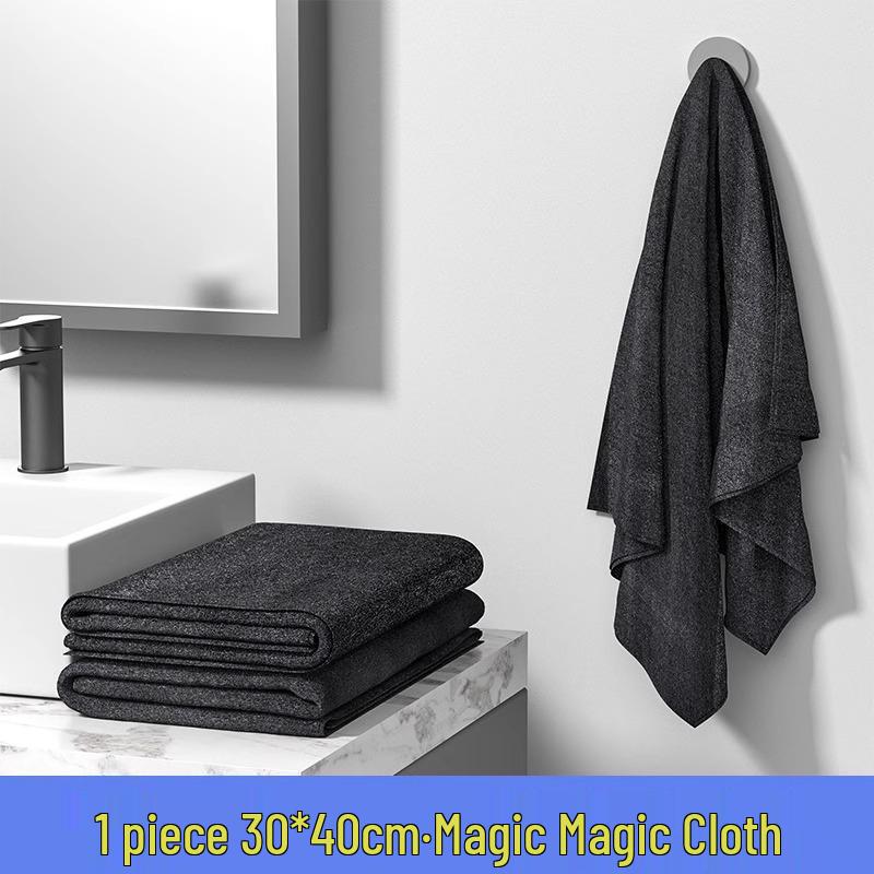 Magic Absorbent Lint-Free Thickened Glass Cleaning Towel for Household Use