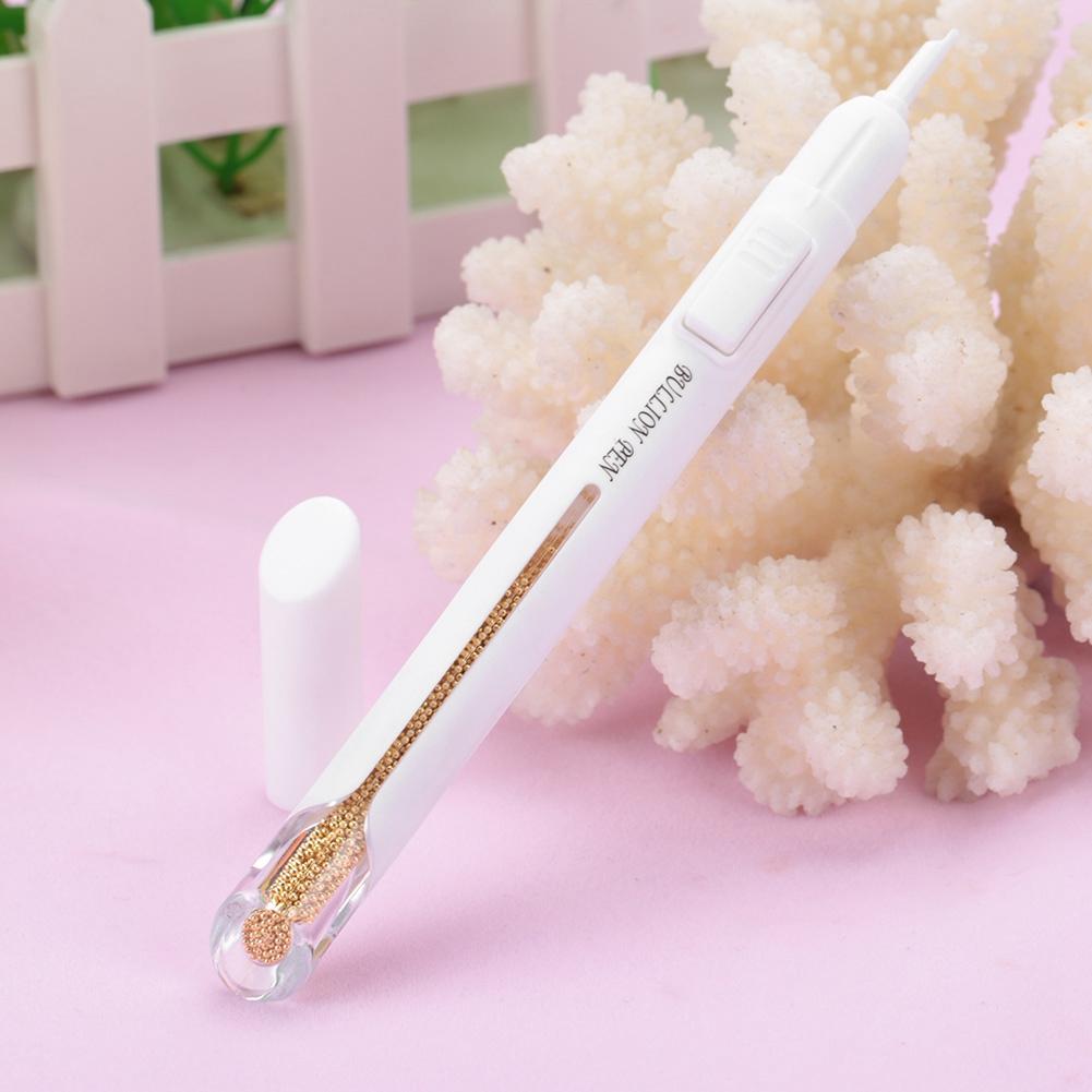 Nail Art Bullion Pen Metal Beads Dotting Painting Drawing Pen DIY Manicure Decorations