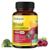 Didacat Blood Circulation Iron Capsules, Fermented Iron Bisglycinate with Vitamin C B12 Folate & Beetroot, 120 Capsules