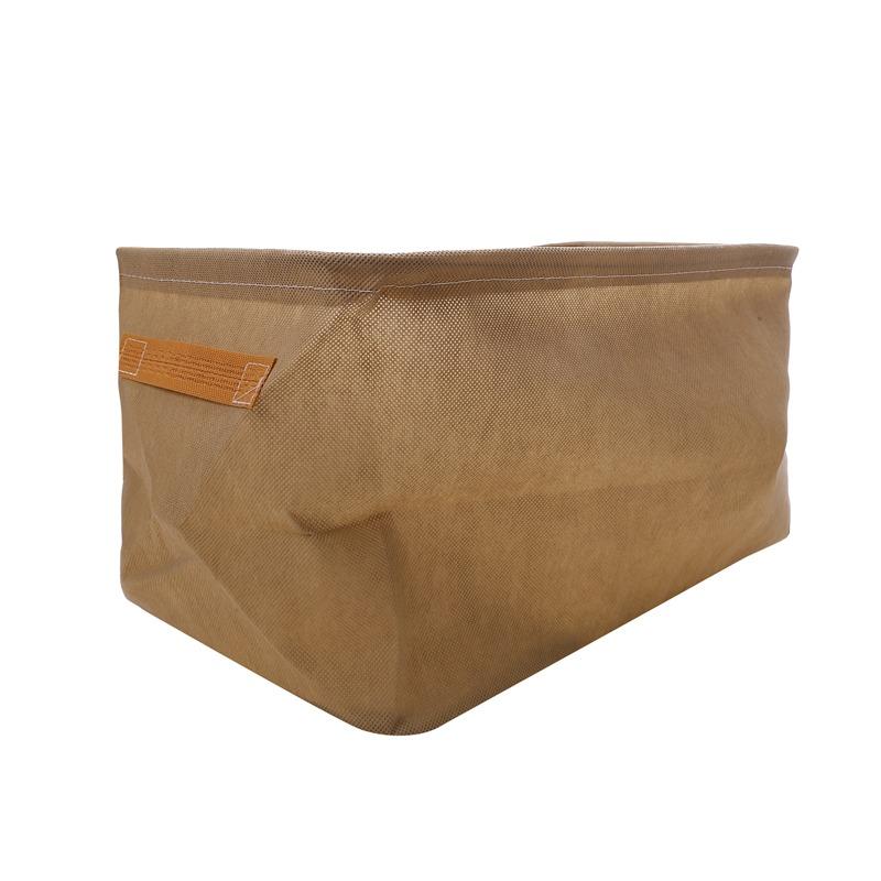 Universeller 1 Stück Aufbewahrungskorb für Kleidung mit großer Kapazität Zwei verdickte Stoff-Stahlrahmen Faltbare Box