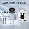 AI Clip on Earbuds Wireless Bluetooth 5.4 Earphones, Open Ear Headphones with Mic, 40H Play, Waterproof Design, 4g Ultra-Lightweight Sports Ear Clip
