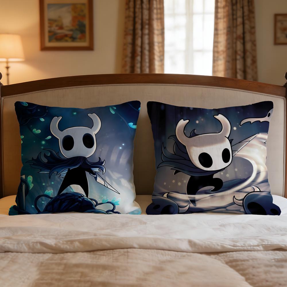 Game Hollow Knight Cushion Cover 1Pcs Decorative Covers Soft Cushion Case For Sofa Couch Decor 40X40 45X45 Pillowcases