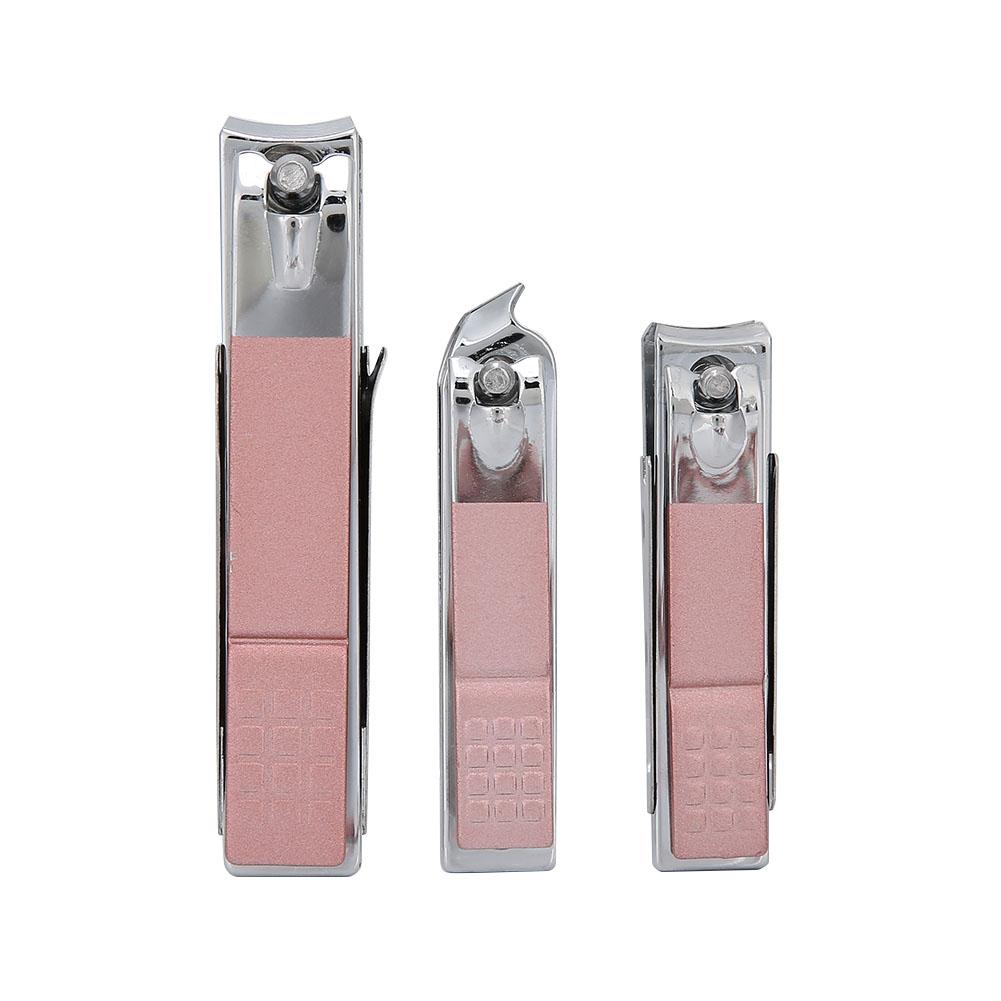 18pcs Stainless Steel Nail Clippers Set Nail Art Tool Cutter Cuticle Clippers Kit18pcs Rose Gold