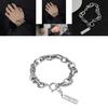 Stylish Geometric Double Layer Bracelet For Men And Women Alloy Plated Design