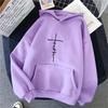 Faith Hoodie Graphic Vintage Hip Hop Sweatshirts Casual Streetwear Unisex Pullover Women Hoodies Y2K Hoody clothes
