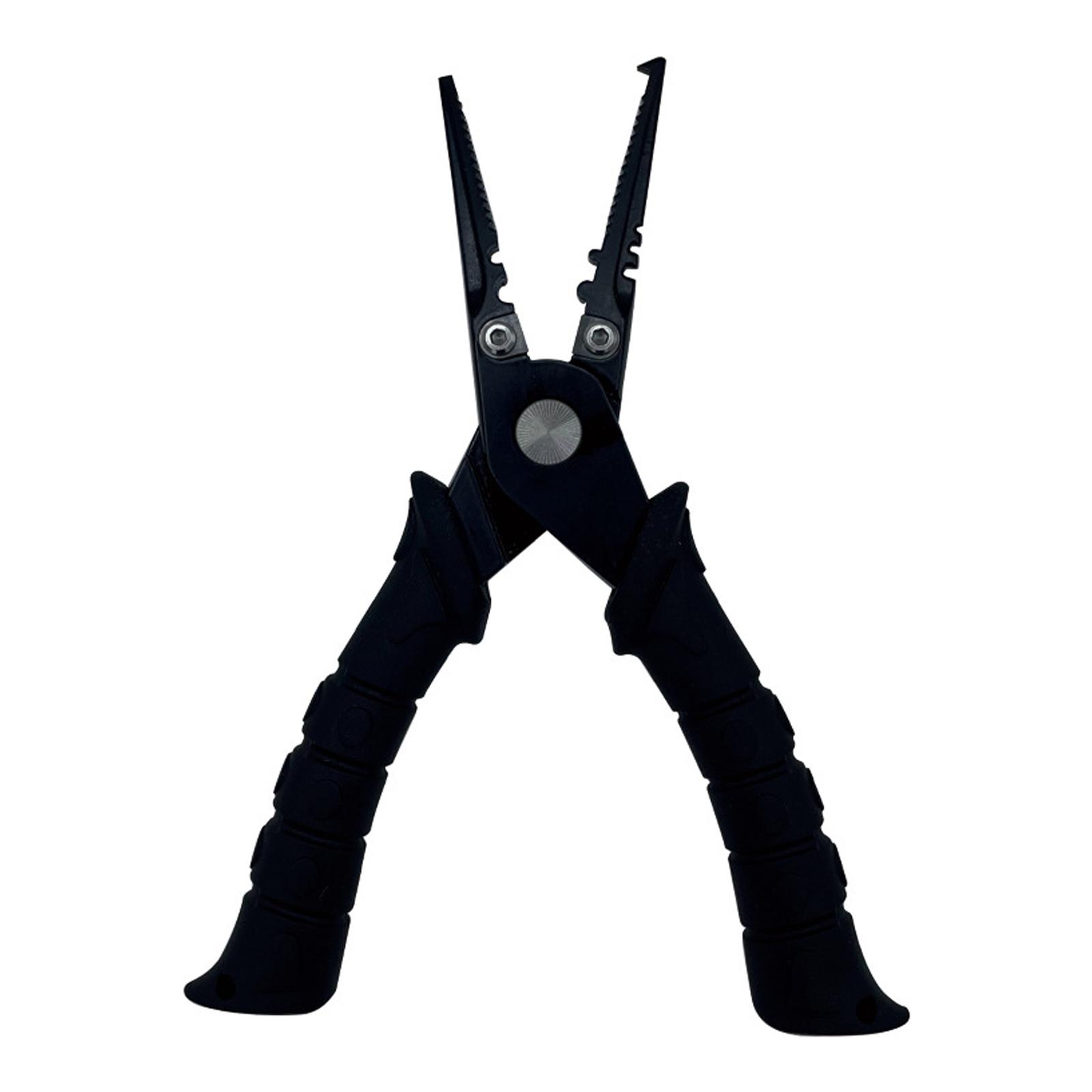

Fishing Line Cutter Pliers Stainless Steel Hook Remover Fishing Scissors Portable Uncoupling Pliers Fishing Tool чёрный
