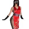 [trakvec] Women's Sexy Chinese Dress, Mai Shiranui Ninja Costume, Cheongsam (Blue)