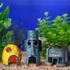 Aquarium Dekoration Cartoon Figuren Ornamente Simulation Harz Ananas Haus Aquarium Dekoration Landschaftsgestaltung Aquarium Zubehör