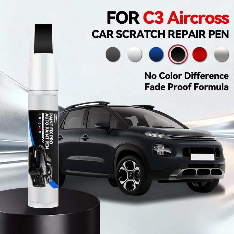 For Citroen C3 Aircross 2017-2025 PF1 Paint Repair Pen Touch Up Scratch Remover DIY Auto Accessories Black White Blue Grey Green