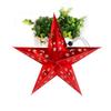 1pc Colorful Hanging Star Lantern 3D Pentagram Lampshade Christmas Ornament