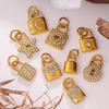 Luxurious Rhinestone Lock Pendant for Women – Unique and Versatile Jewelry Accessory