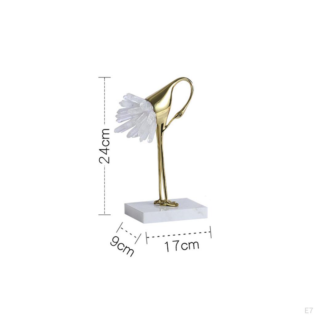 Messing Statue Moderne Luxus Vogel Figur Skulptur Ornament für Regale Schrank Wohnzimmer Schlafzimmer