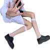 Calf Socks Women'S Summer Thin White Jk Dark Socks Black Fishing Net Socks Medium Tube Net Socks Half Tube Stockings Half Section
