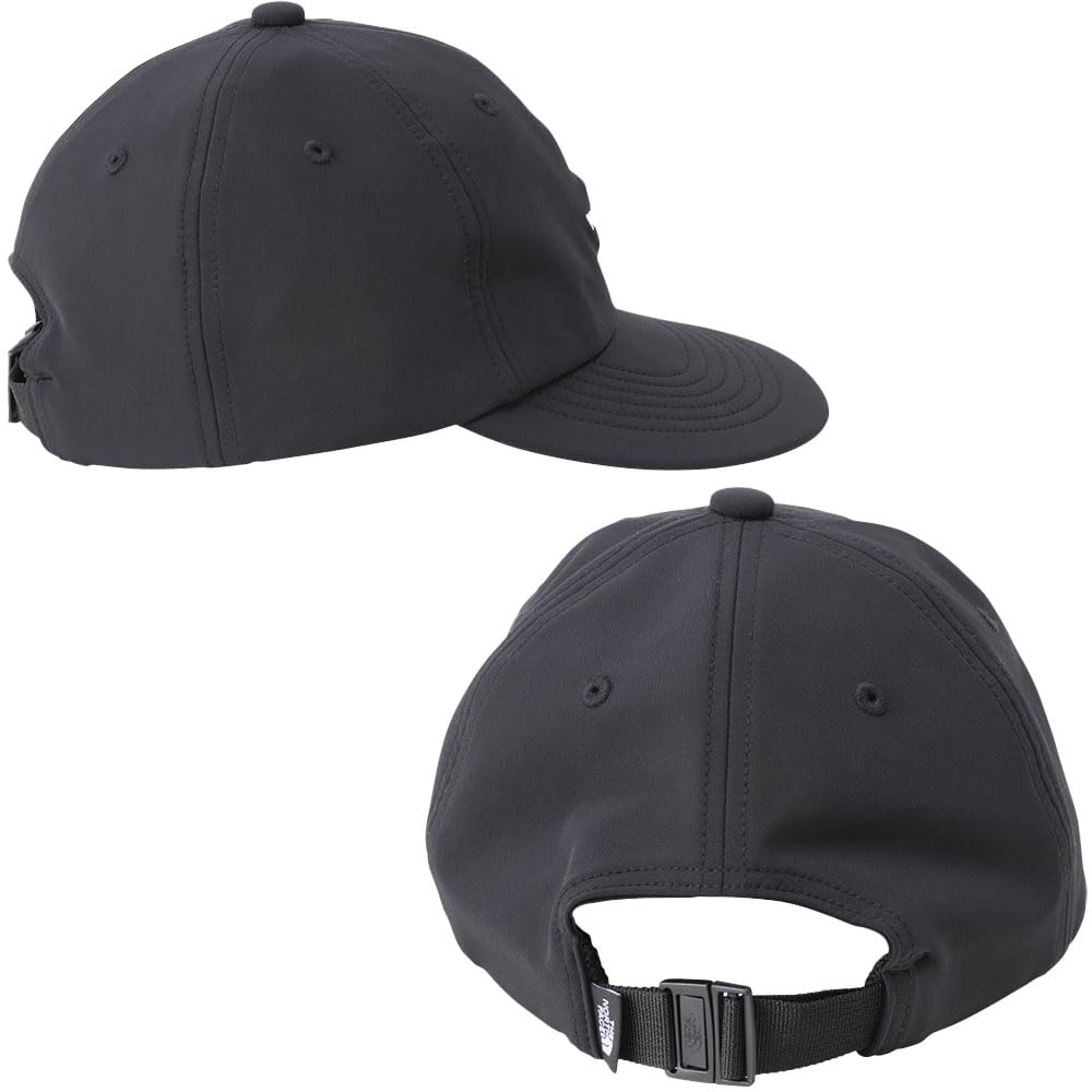 The North Face Barb cm Kids' Cap, Unisex, Water-Repellent, Stretch, Buckle-Adjustable, Black, 54.0-56.0