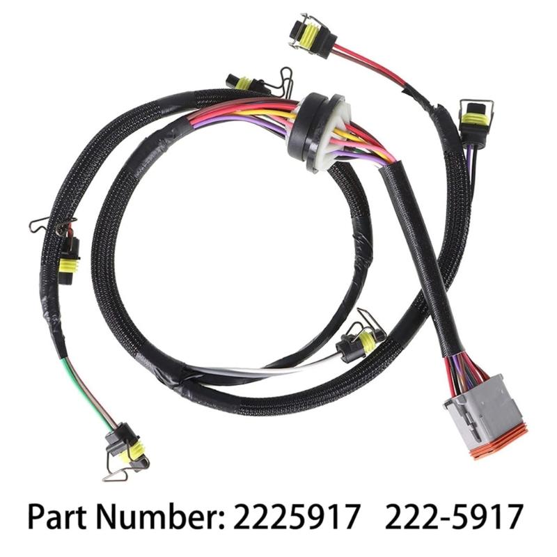 Fuel Injector Wiring Harness 2225917 222-5917 for Caterpillar 324D 324DFM 324DFMLL 324DL 324dll 325DFM Engine Excavator