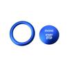 For Mercedes-Benz GLC 2016- Aluminum Blue One-Button Start Switch Cover Trim