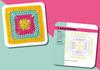 Koundeneko Crochet Pattern Granny Square Card Crochet Craft DIY Guide for and 50 Mixed Crochet Patterns Not Deck, 50-Piece Set, Book, Kit, Beginners,