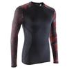 Comfortable Crew Neck Slim Long Sleeve T-Shirt Men's Black