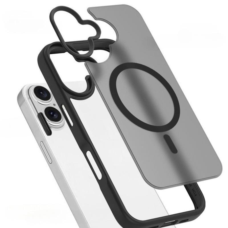 Magnetic Skin-Friendly Case for iPhone 16 Pro Max, Shockproof MagSafe Compatible Matte Protective Cover