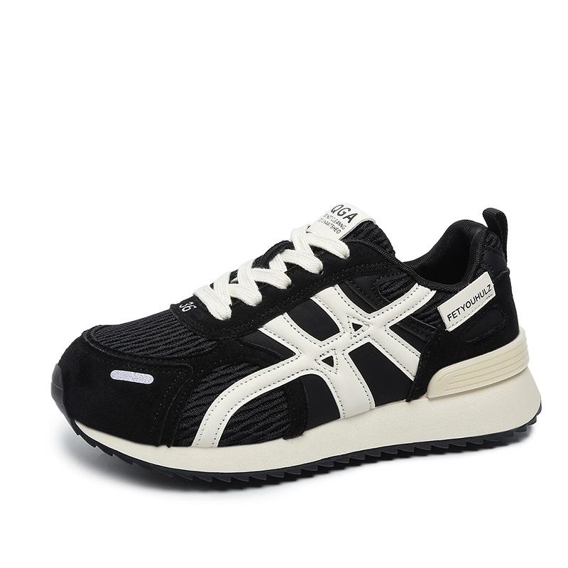 Lightweight and Breathable Dad Shoes Women's 2025 Autumn New Mesh Splicing Comfortable and Versatile Casual Sports Forrest Gump Shoes Women's