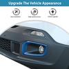 Front Fog Light Lamp Frame Decor Trim For Jeep Renegade 2016-2017 2018 Blue ABS