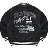 FILA Fusion Fashion Letter Baseball Jacket Men jackets Black T11M342906F-BK