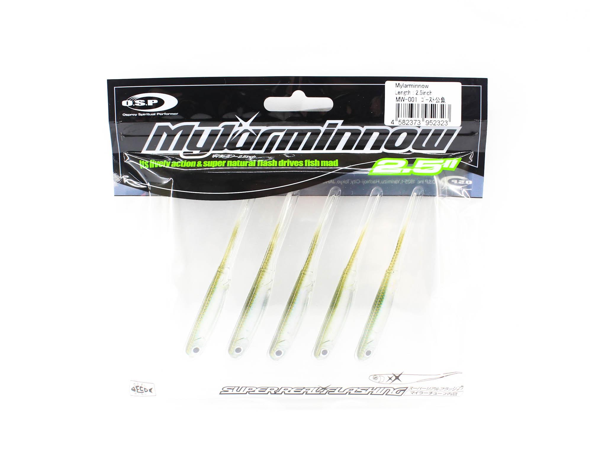 

Мягкая приманка OSP Mylar Minnow 2,5 дюйма MW-001 (2323)
