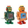 Vintage Robot with Wind Up Handle Clockwork Spring Toy for Collection Coffee Shop Home Decoration Ph