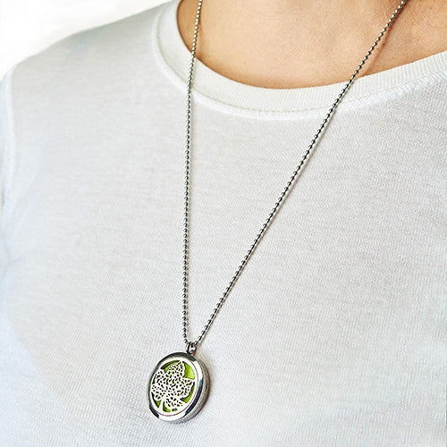 Essential Oil Diffuser Necklace Yoga Chakra 30mm
