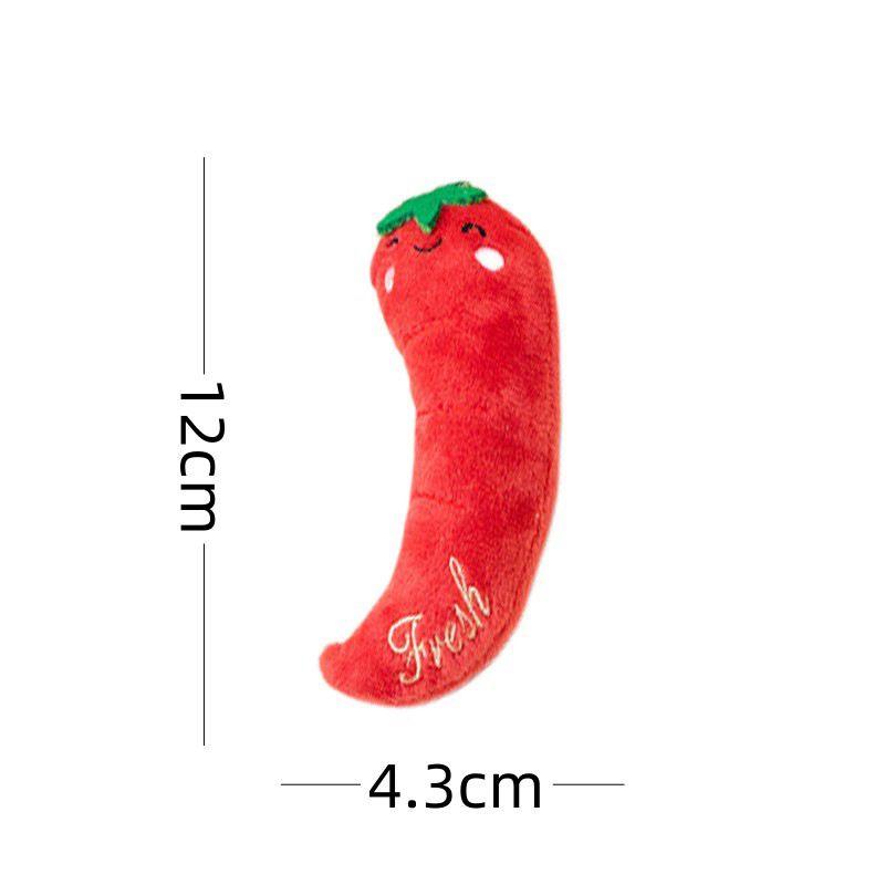 1PC Plush Cat Toy Catnip Cute Funny Chew Cat Playthings Cartoon Interactive Kitten Mini Teeth Grinding Thumb Pet Dog Chewing Toy