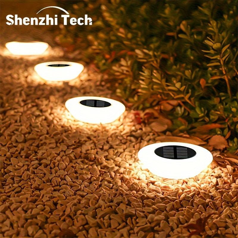 1pcs Solar Ground Lights, Upgraded Outdoor Bright Landscape Lighting, LED Path Lights For Garden Pathway Yard Deck Lawn Patio Walkway