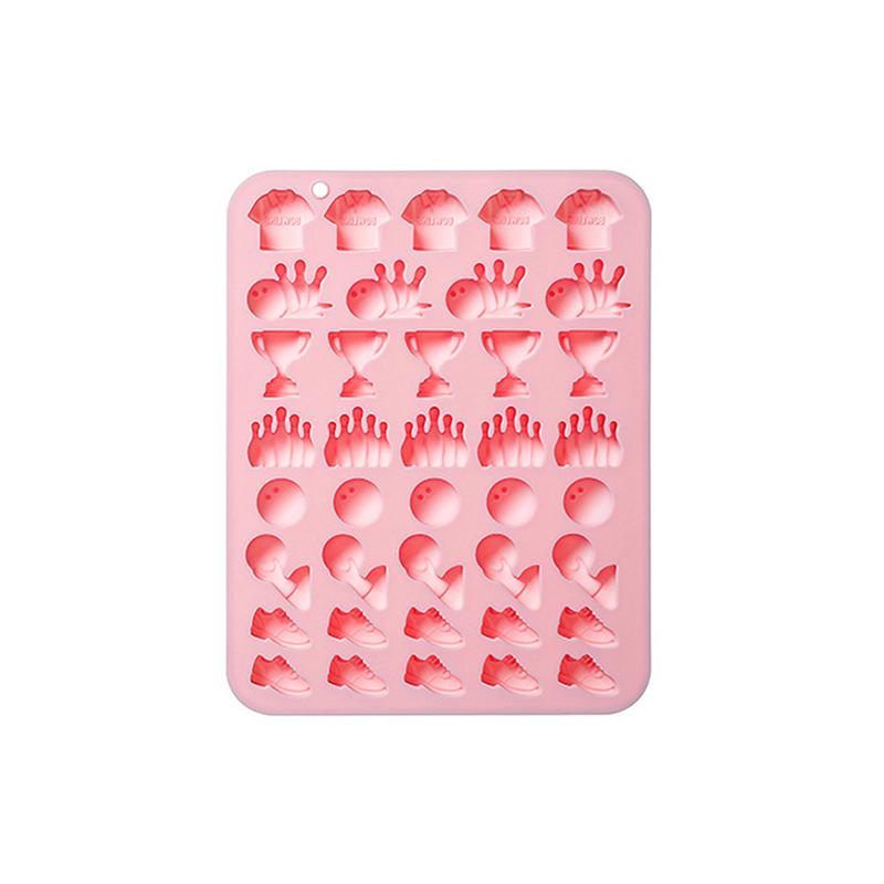 Bowling Chocolate Mold 39 Cavites Bowling Silicone Mold Sports Theme Silicone Candy Mold , Bowling Mold For Jello Gummy Ice Cube